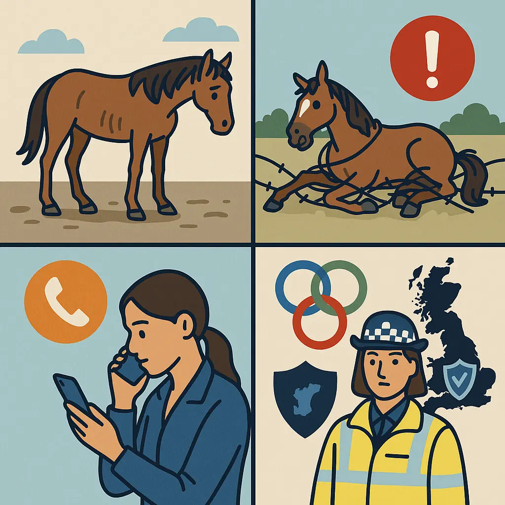 Report A Neglected Horse In The UK: 24/7 Numbers To Call