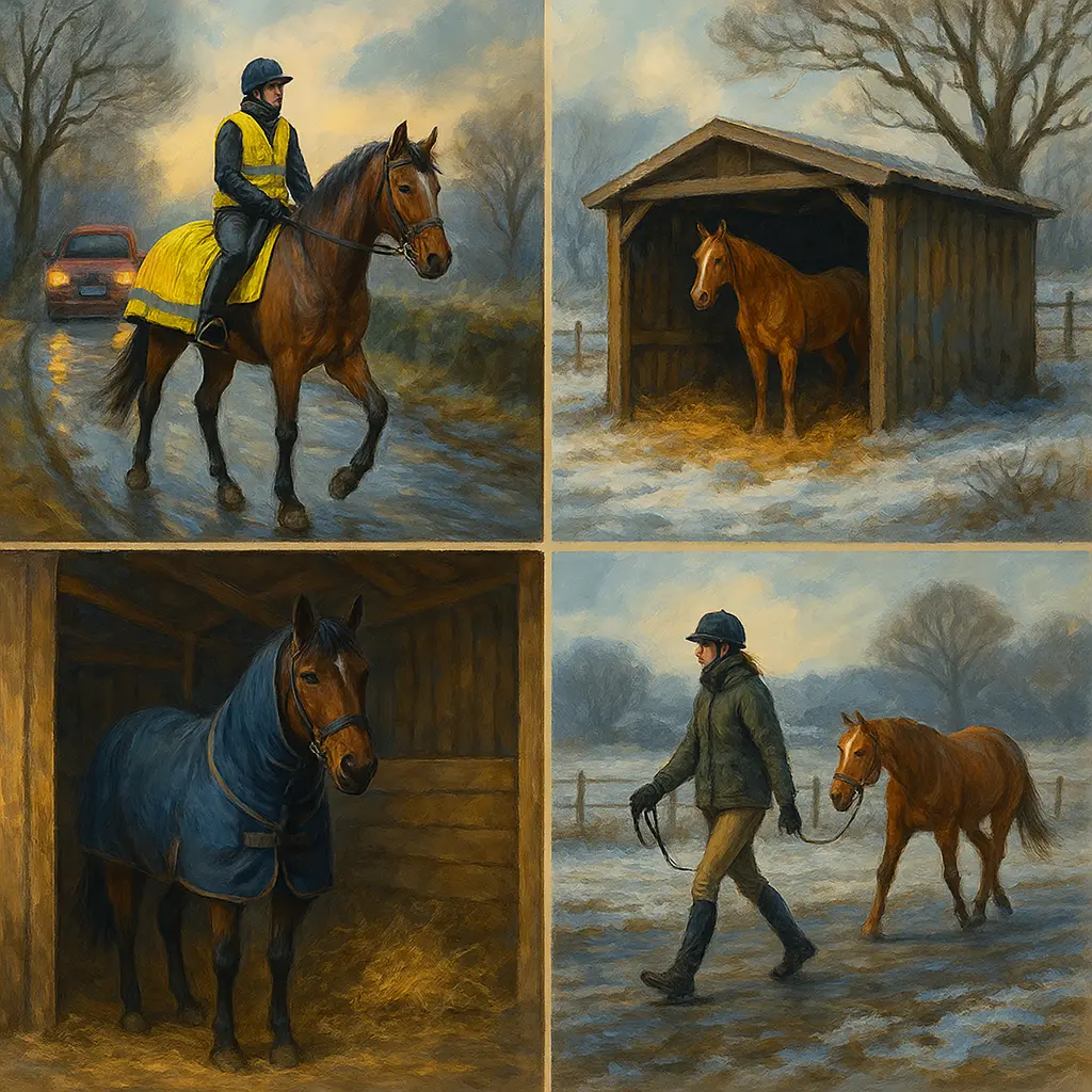 Winter Horse Riding Safety: UK Hacking And Care Tips