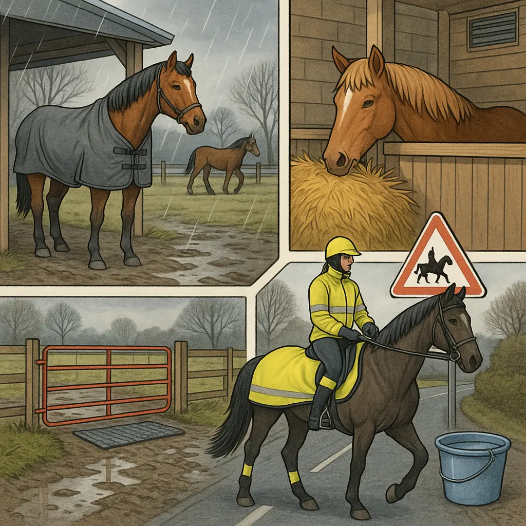 Winter Horse Riding Safety: UK Hacking And Care Tips