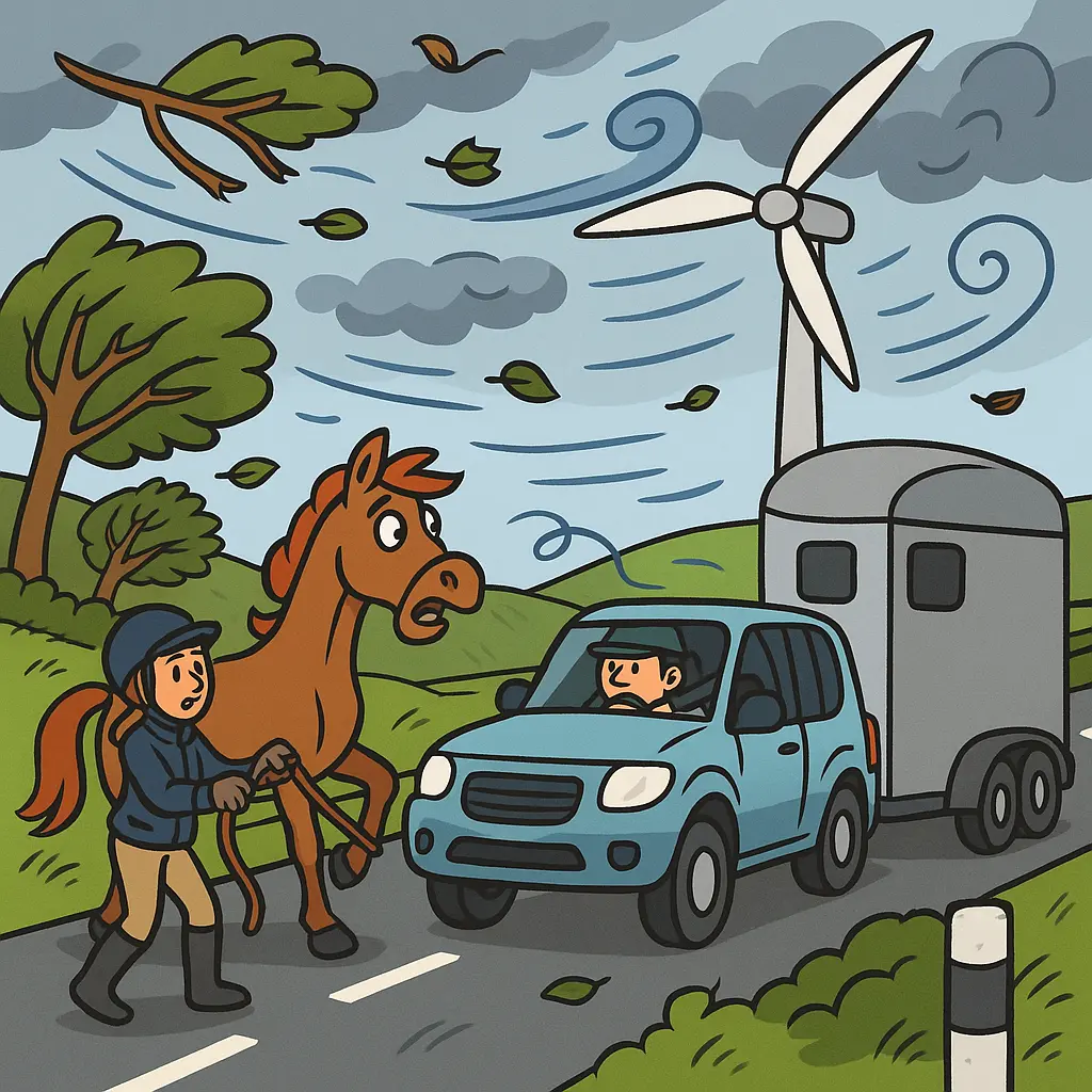 Horse Riding And Towing In High Winds: UK Safety Rules