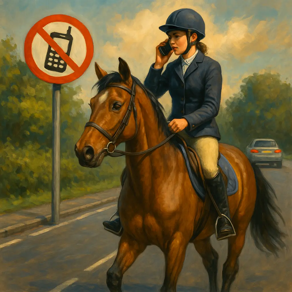 Phones On Horseback: UK Highway Code And FEI Rules