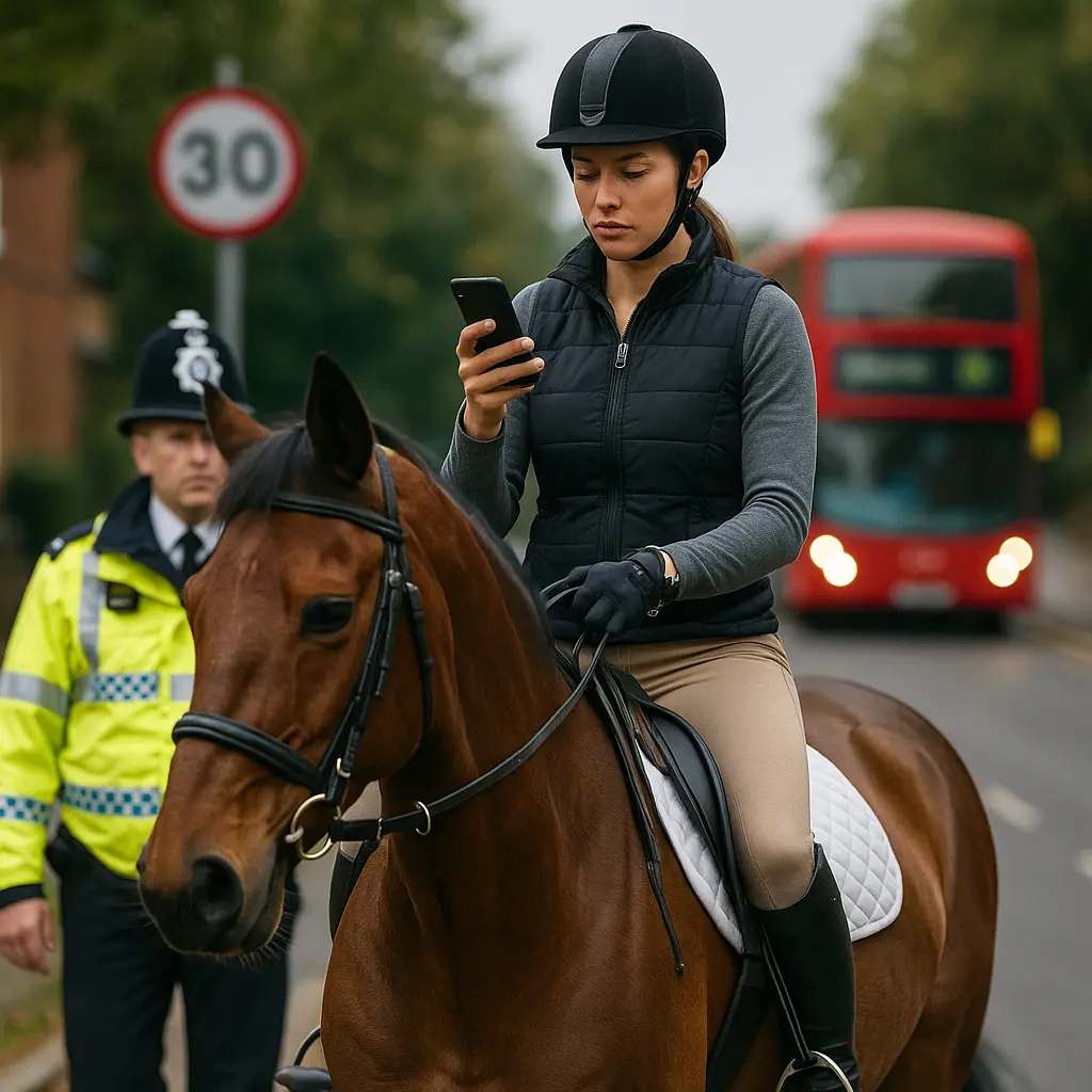 Phones On Horseback: UK Highway Code And FEI Rules