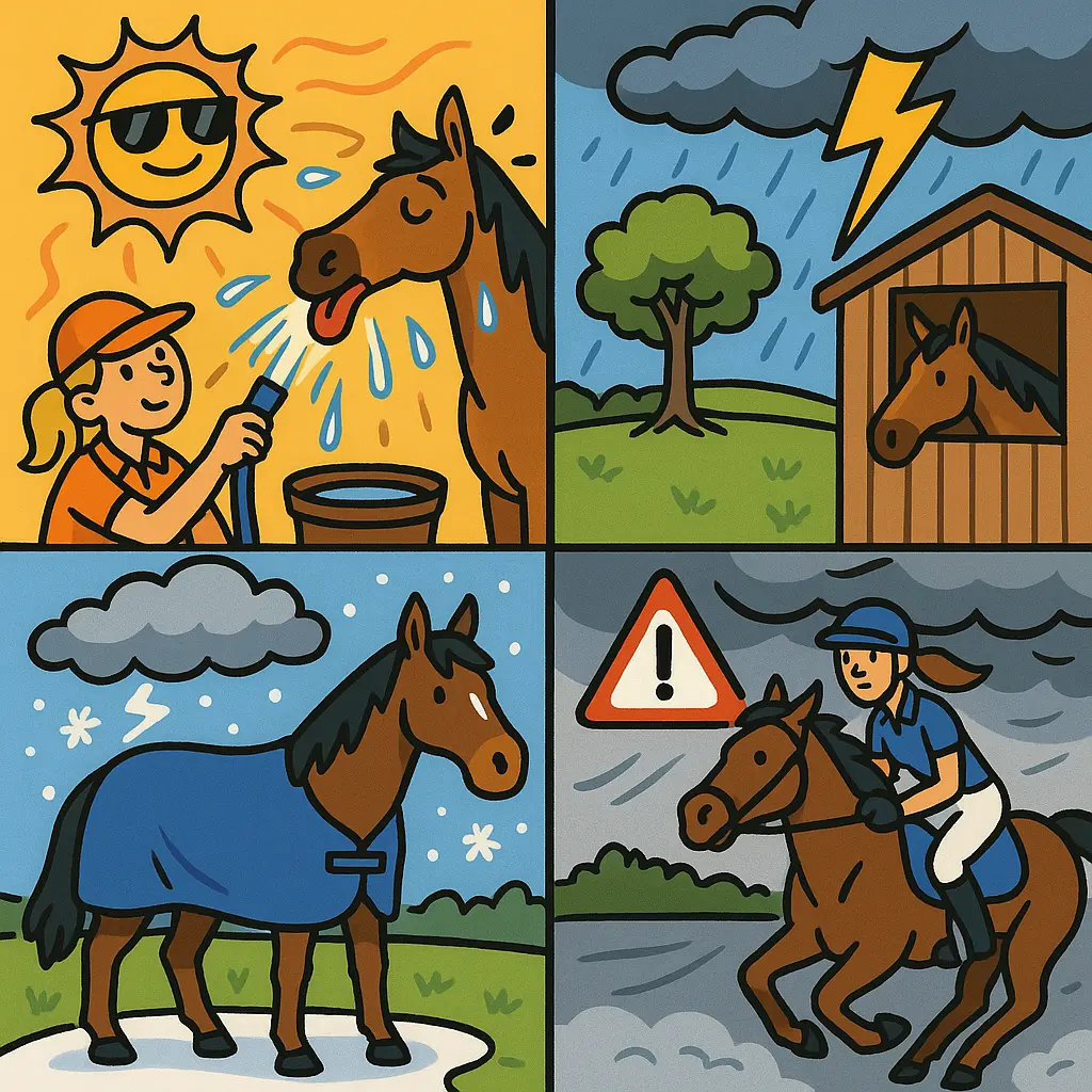 Met Office Warnings For Horse Riders: Go, Review Or Cancel?