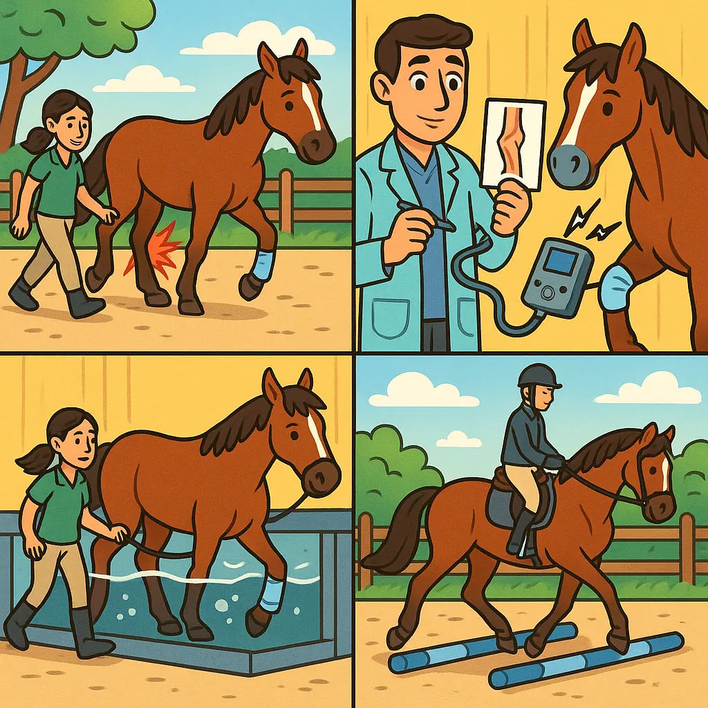 Proximal Suspensory Desmitis: Signs, Treatment & Rehab