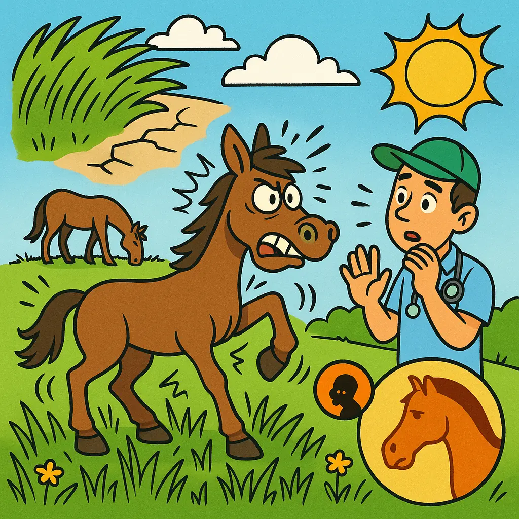 Spring Grass And Spooky Horses: Calm Behaviour Fast