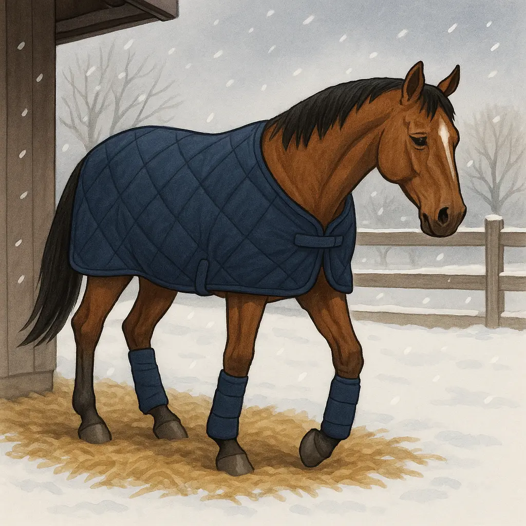 Winter Laminitis: Keep Hooves Warm With Wraps And Rugs