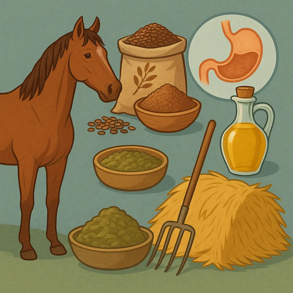 Micronised Linseed For Ulcer-Prone Horses: Safe Weight Gain