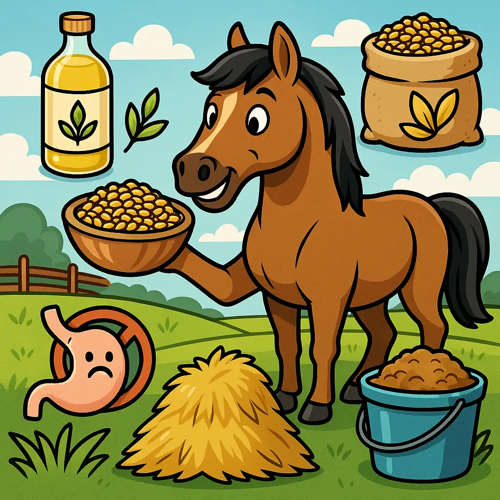 Micronised Linseed For Ulcer-Prone Horses: Safe Weight Gain