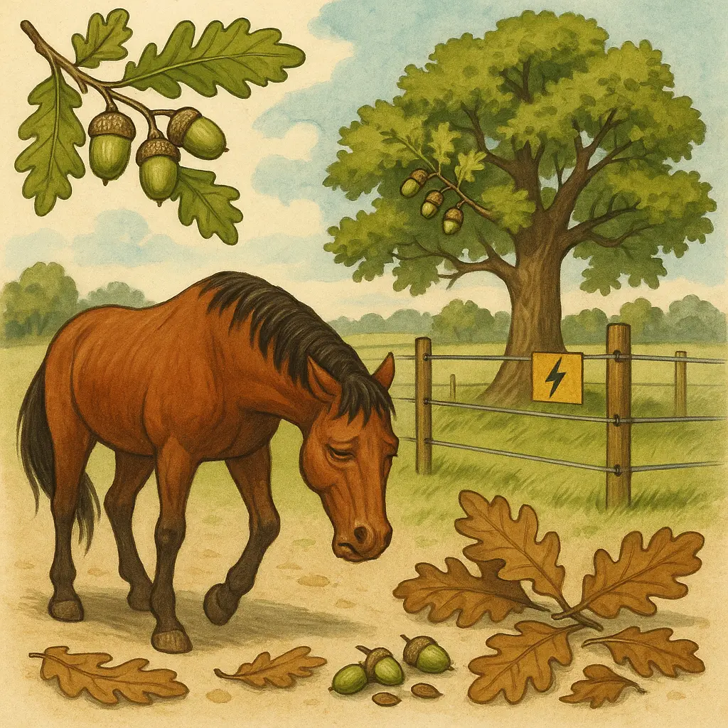 Oak And Acorn Poisoning In Horses: Risks, Signs & Prevention