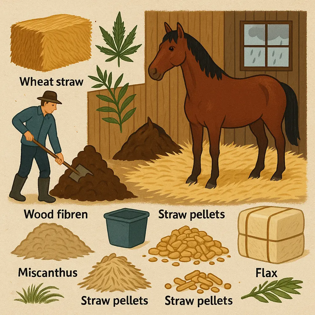 Horse Bedding That Shrinks Muck Heaps And Composts Fast