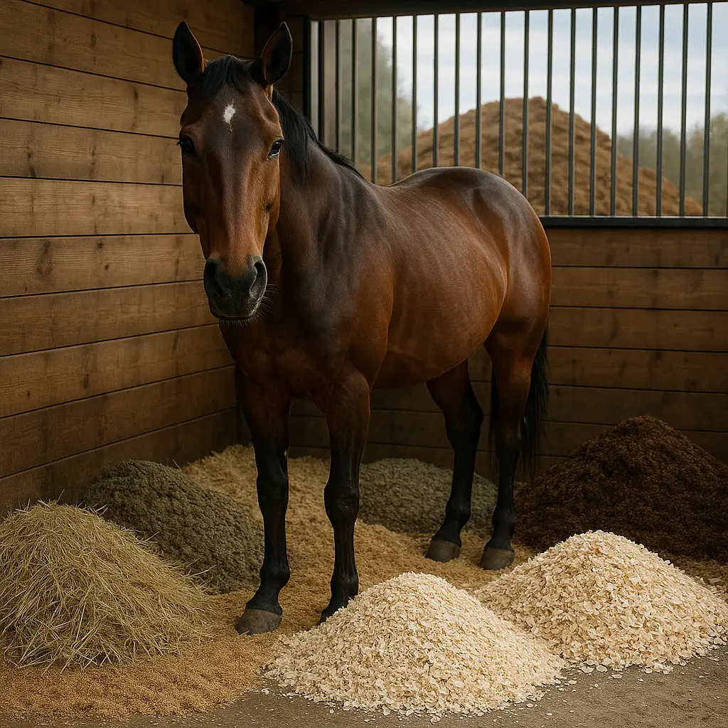 Horse Bedding That Shrinks Muck Heaps And Composts Fast
