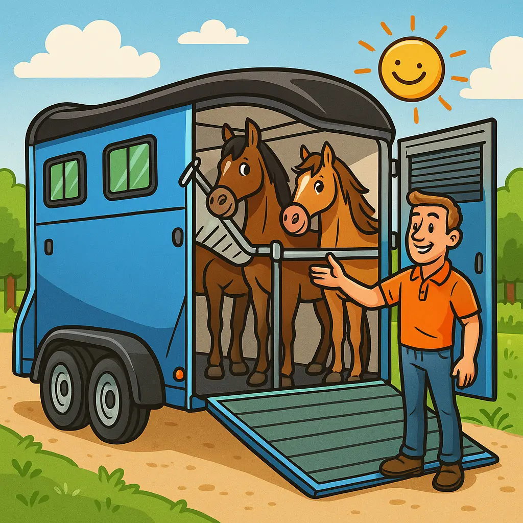 Cheval Liberté Maxi 2: Herringbone Trailer, Lorry-Like Ride