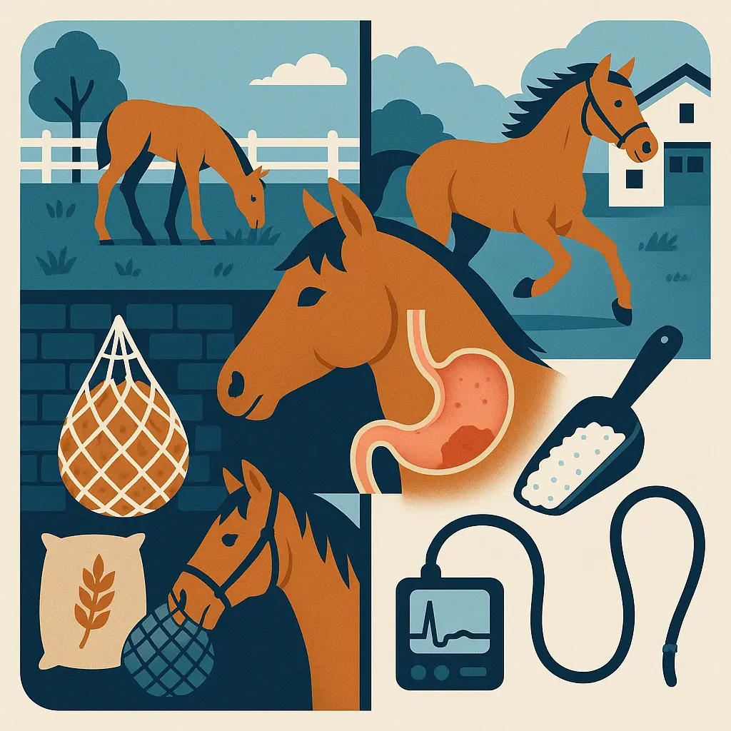 Gastric Ulcers In Horses: Keep Forage Flowing, Starch Low