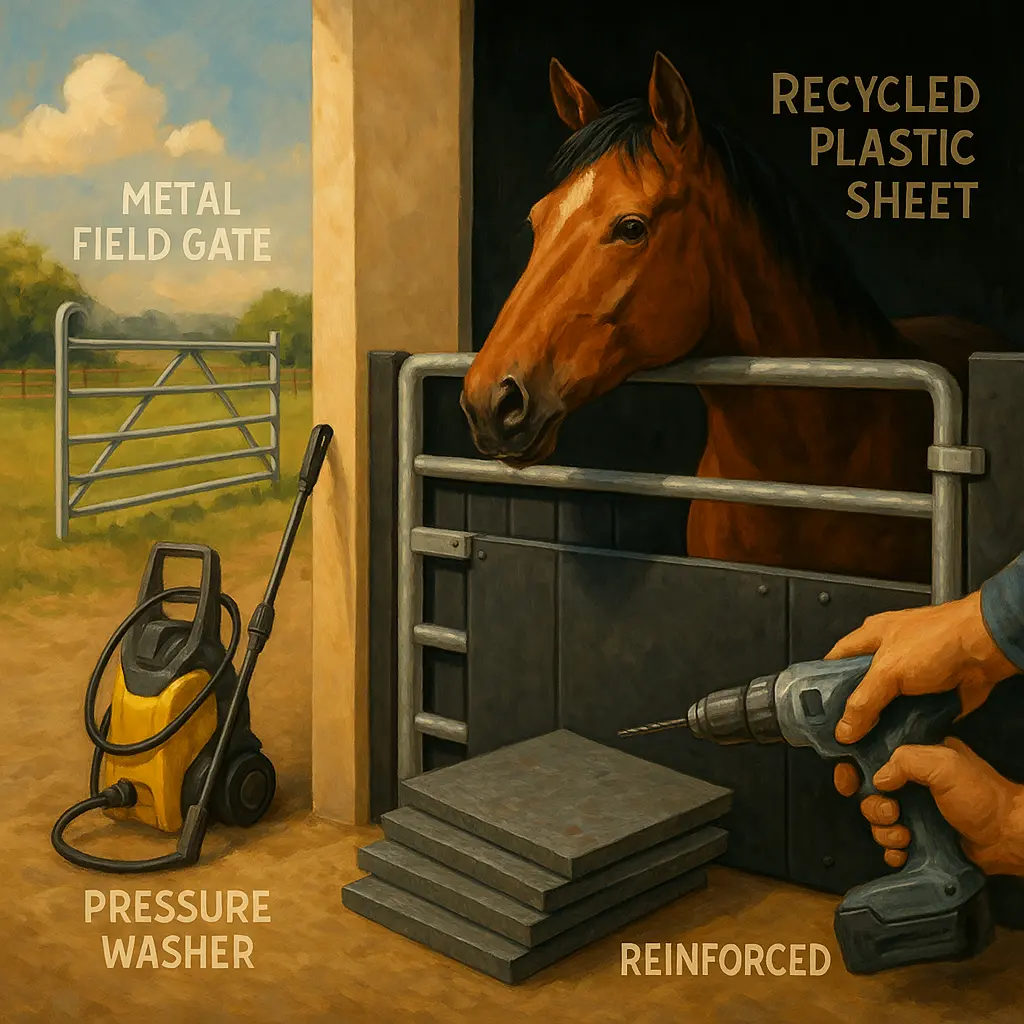 12mm Stokbord: Kick-Proof Stable Walls And Gate Conversions