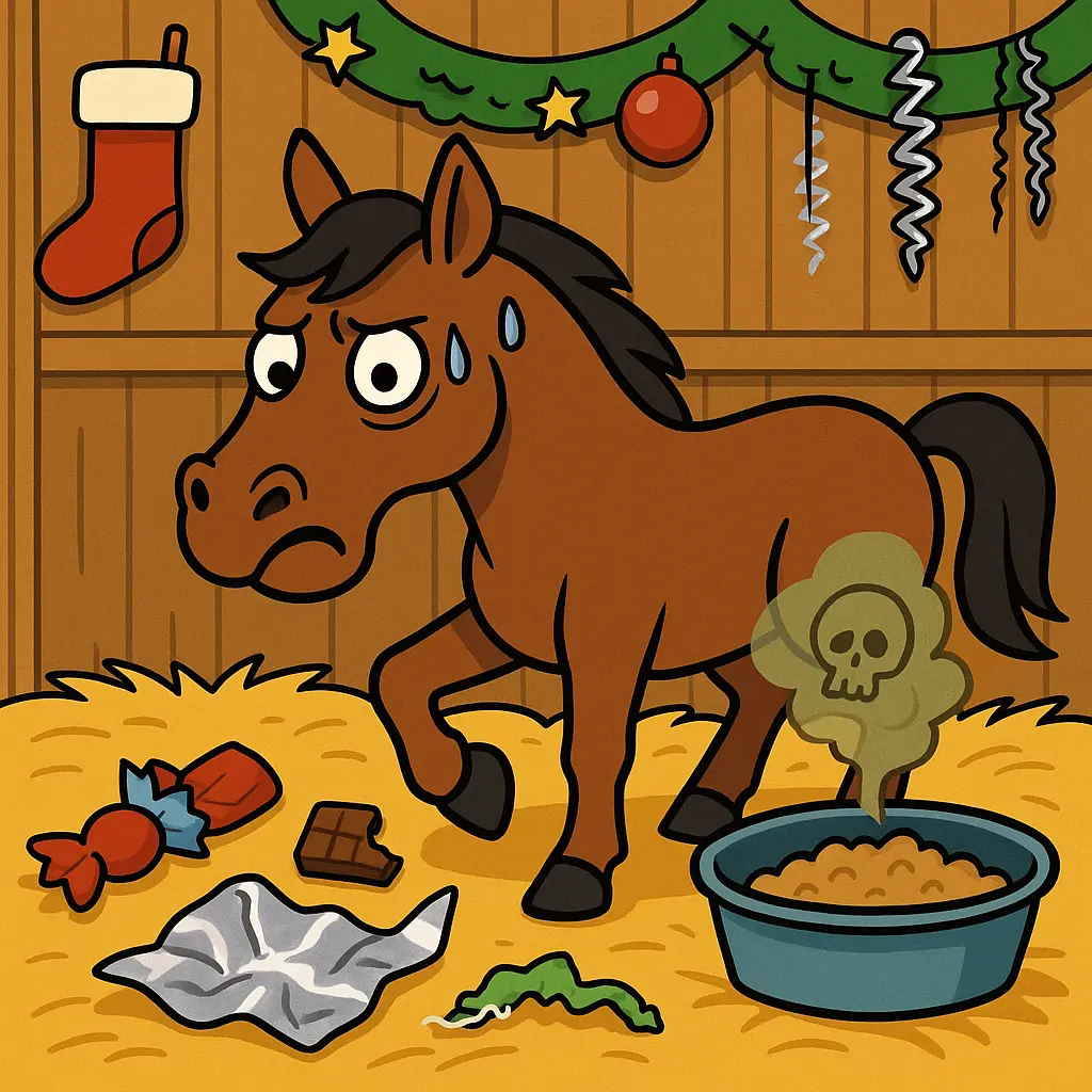 Advent Calendars And Foil: Prevent Horse Choke And Colic