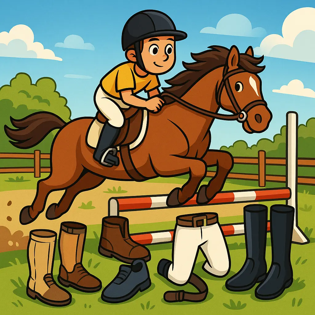 Boys’ Show Jumping Breeches & Jodhpurs: UK Colours, Budget