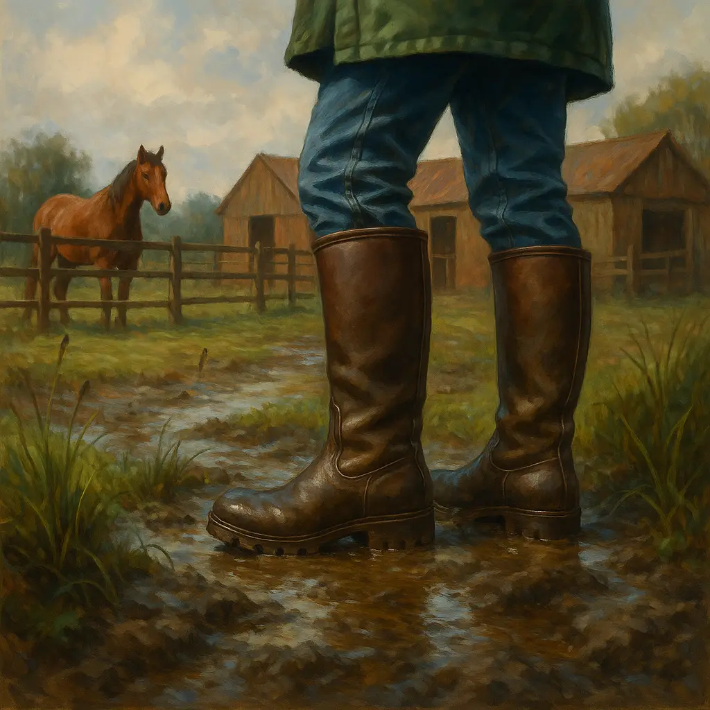 Leather-Lined Wellies For UK Yard Work: Grip And Durability
