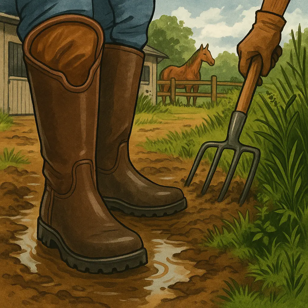 Leather-Lined Wellies For UK Yard Work: Grip And Durability