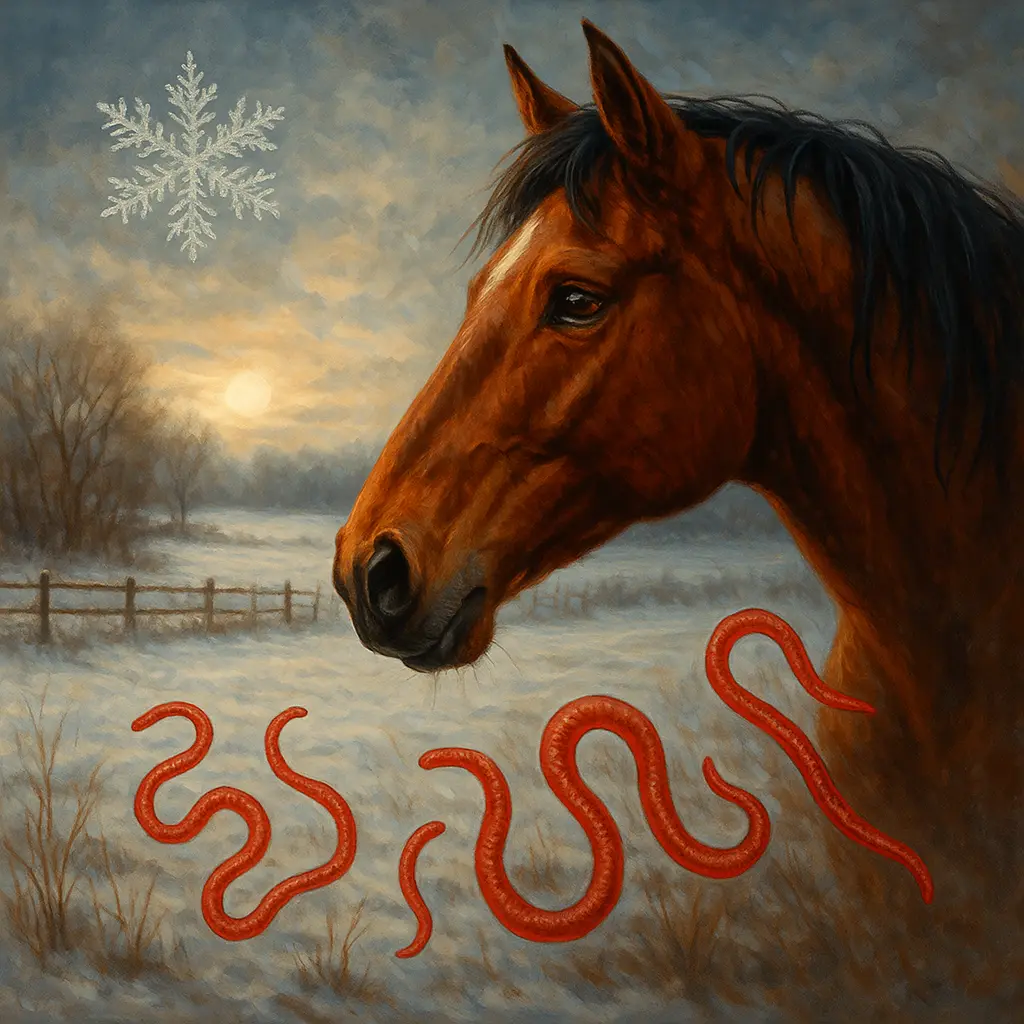 Encysted Redworm: When To Worm UK Horses This Winter