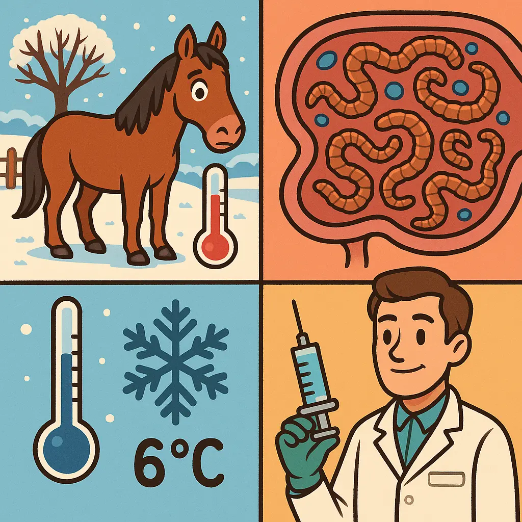 Encysted Redworm: When To Worm UK Horses This Winter