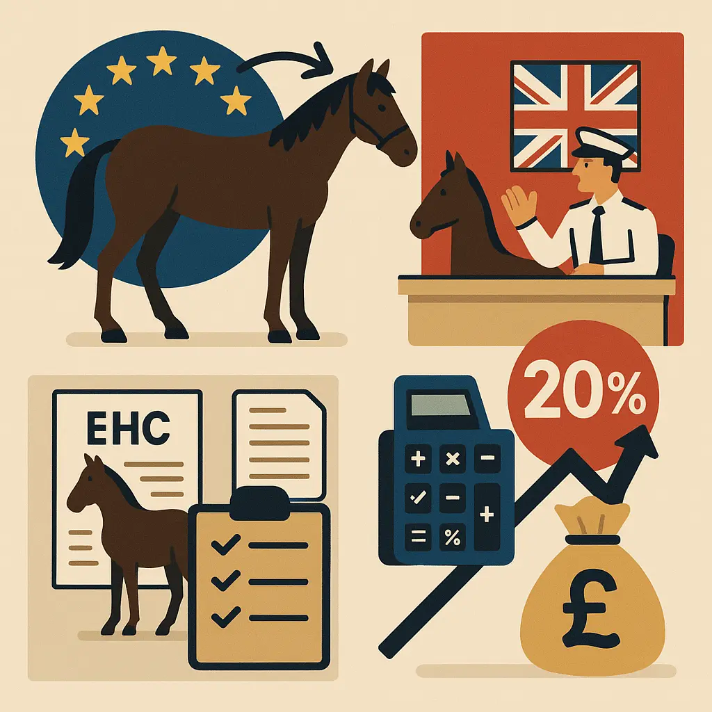 Importing Horses From Europe To UK: VAT, Costs, Paperwork