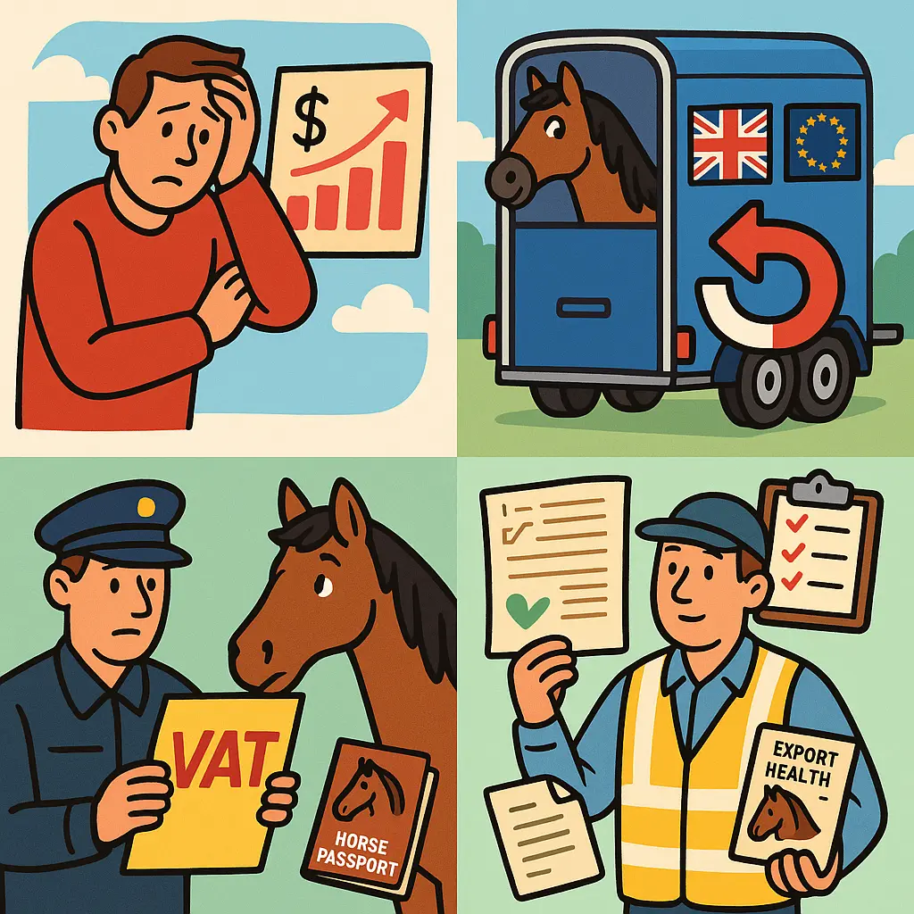 Importing Horses From Europe To UK: VAT, Costs, Paperwork