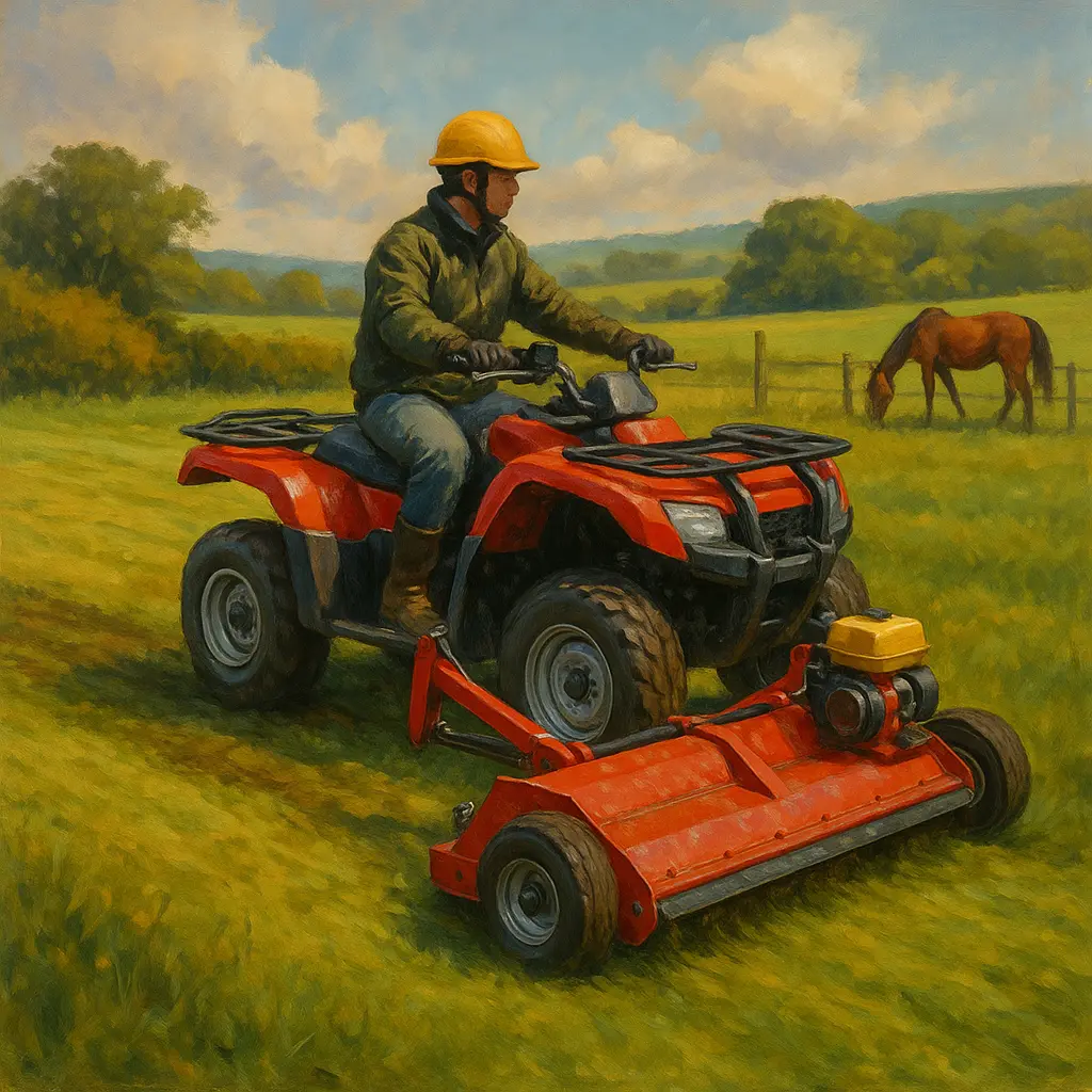 Quad And Flail Topper: No Tractor For 5–10 Acre Horse Yards