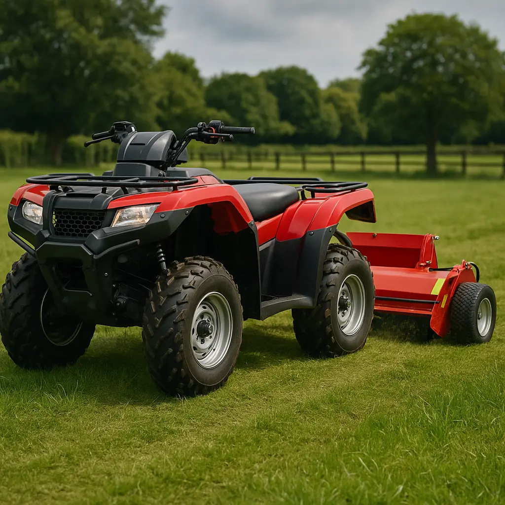 Quad And Flail Topper: No Tractor For 5–10 Acre Horse Yards