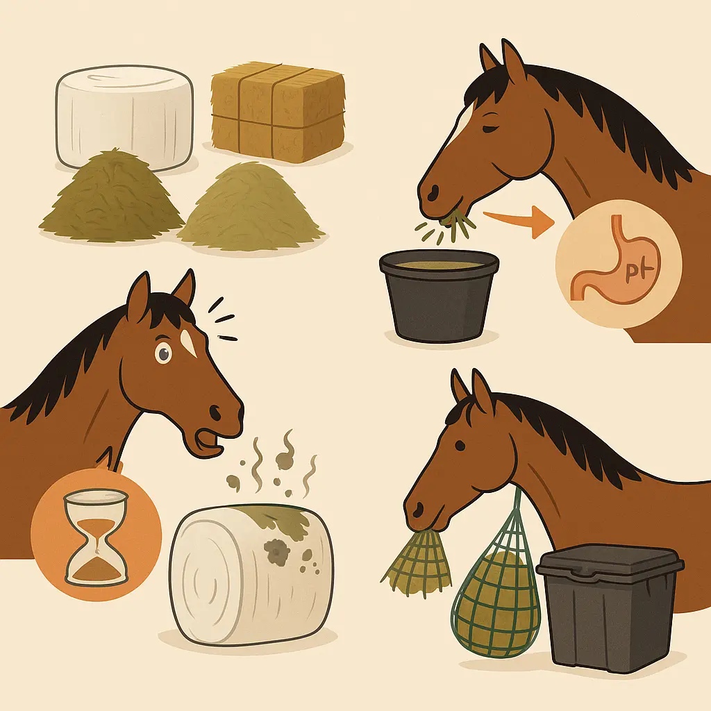 Haylage Vs Hay: Feed Amounts, Gut Health And Behaviour