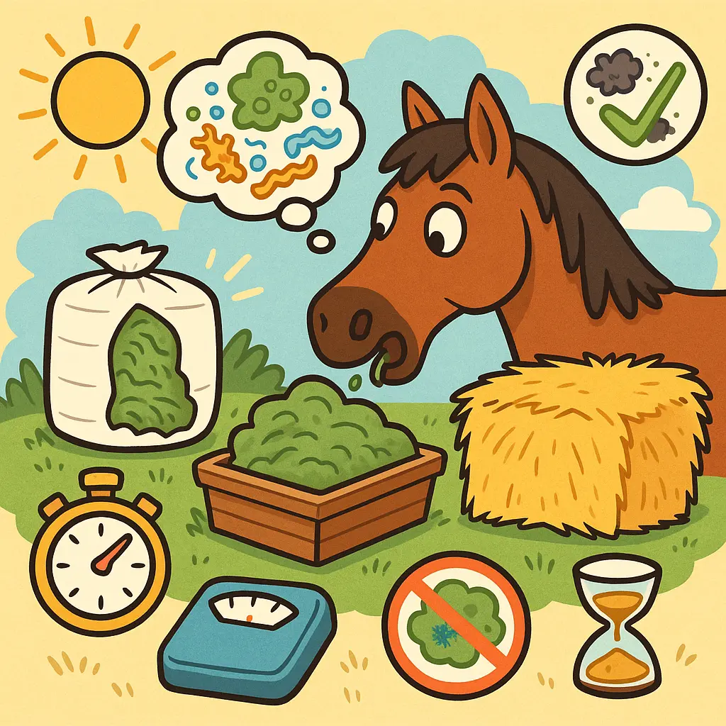 Haylage Vs Hay: Feed Amounts, Gut Health And Behaviour