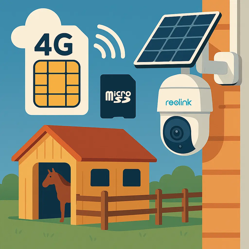 Reolink 4G Stable Cameras: UK Data, SIM Plans And Setup