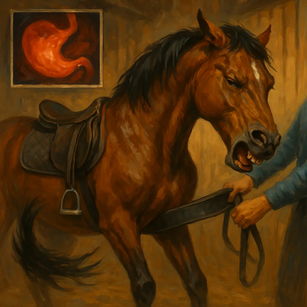 Girthy Horse: Ulcers, Saddle Fit And Girth Tension