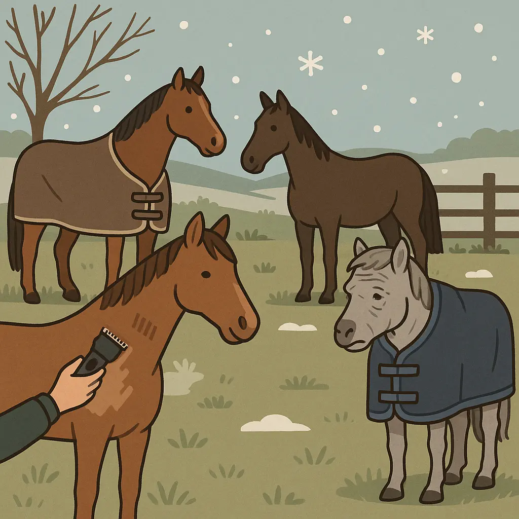 Rugging Unclipped Horses In UK Winter: When And What Weight