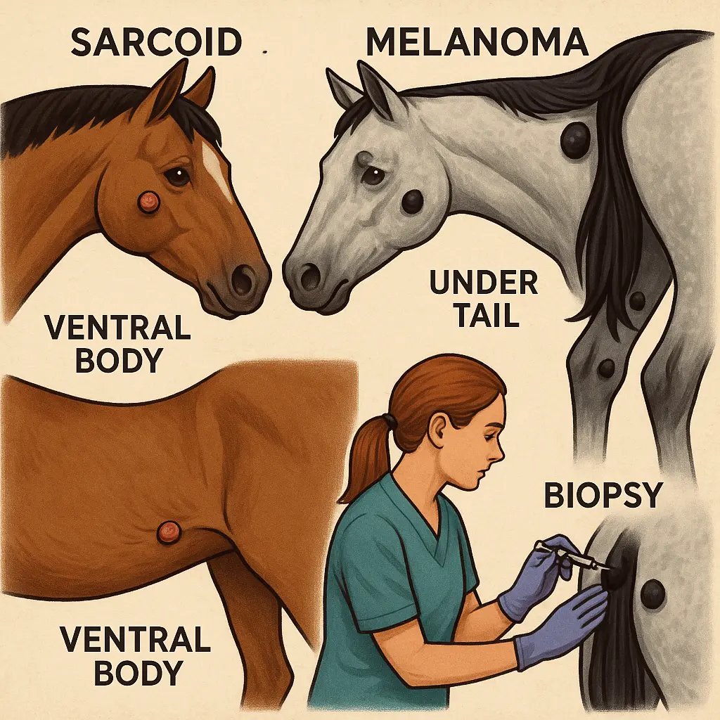 Equine Sarcoids And Melanomas: Check Weekly, Treat Early