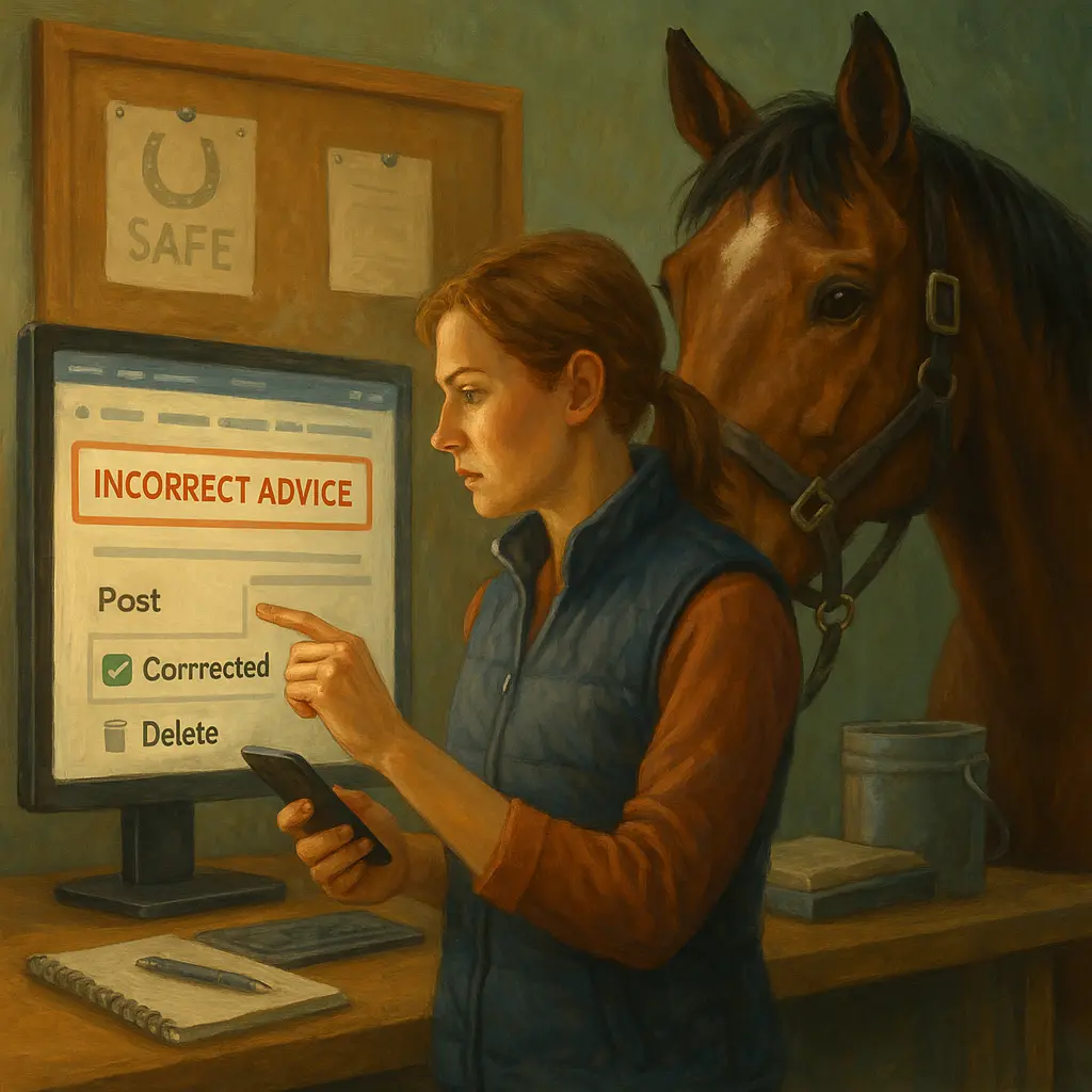 UK Horse Forums: Can't Delete? Edit, Update Or Ask Mods