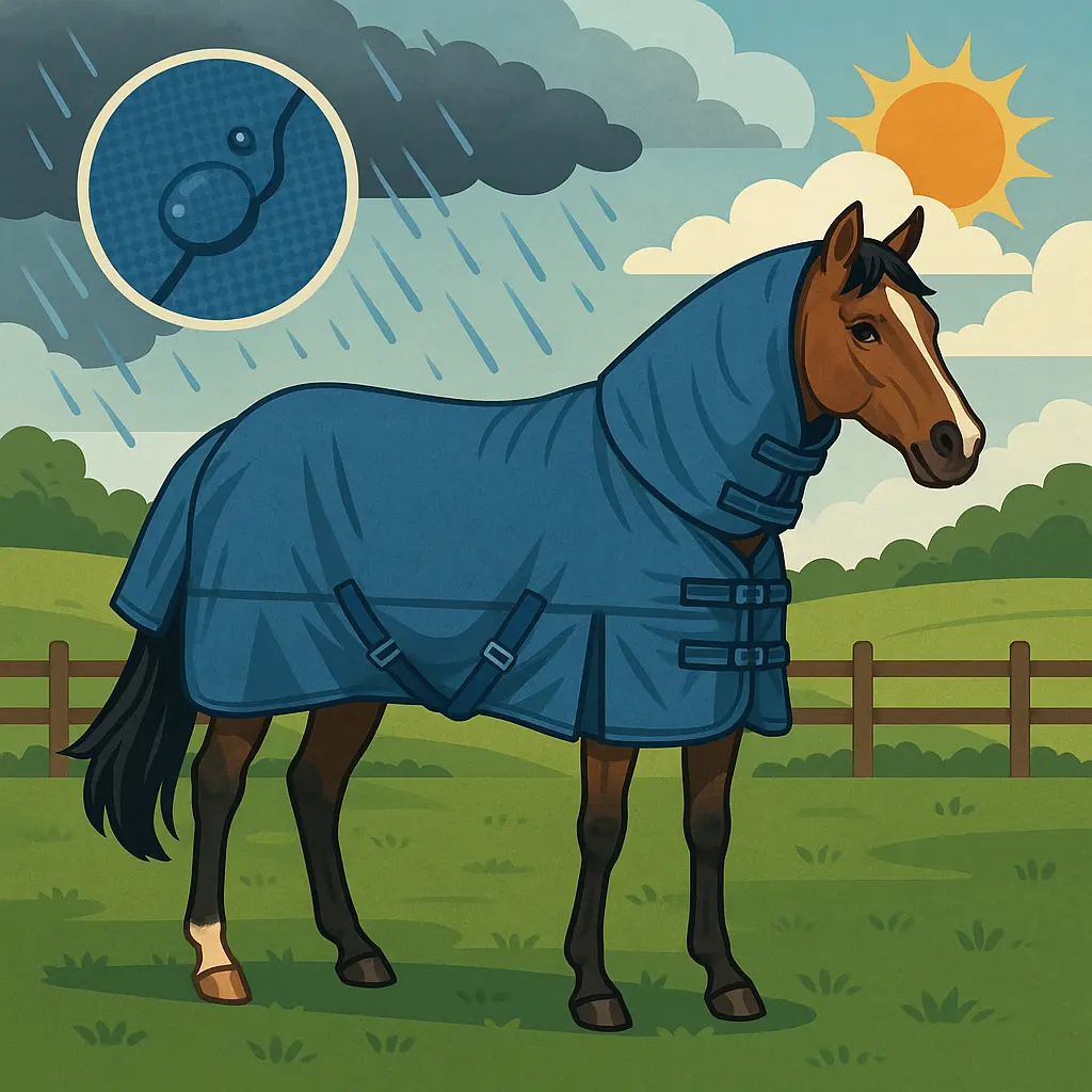 Lightweight Turnout Rugs For UK Cobs: 50–100g, 600D–1200D